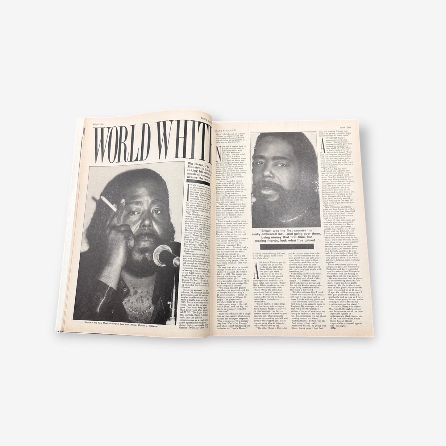 1990 LL Cool J - Blues & Soul Magazine Issue 571