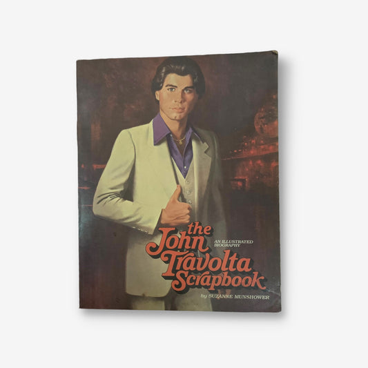 The John Travolta Scrapbook - 1976 Paperback Book (Suzanne Munshawer)