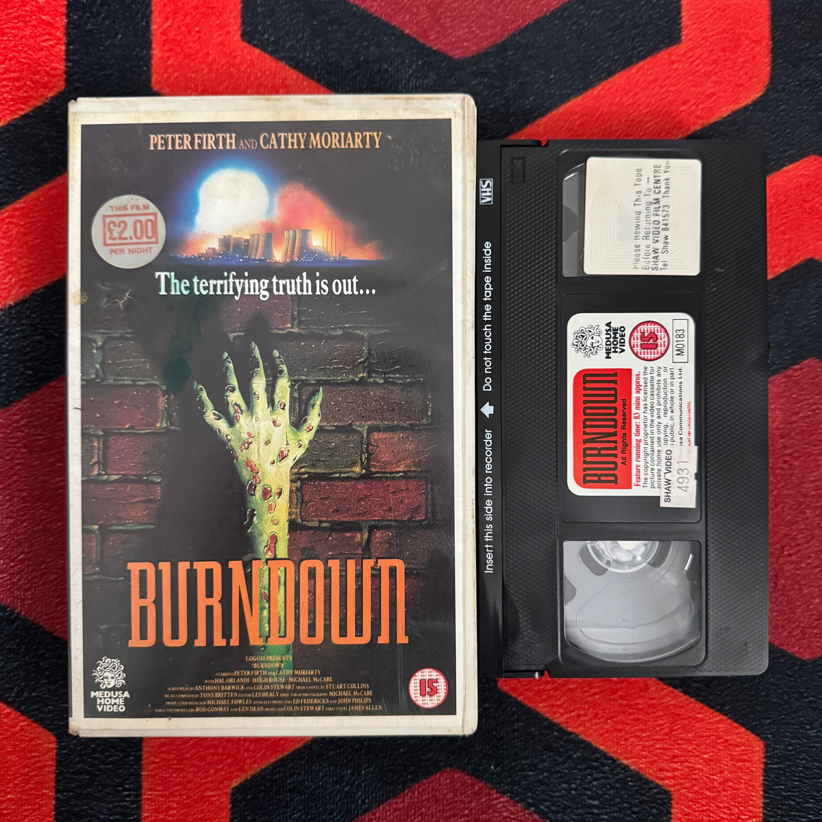 Burndown Ex Rental VHS Video (1989) M0183