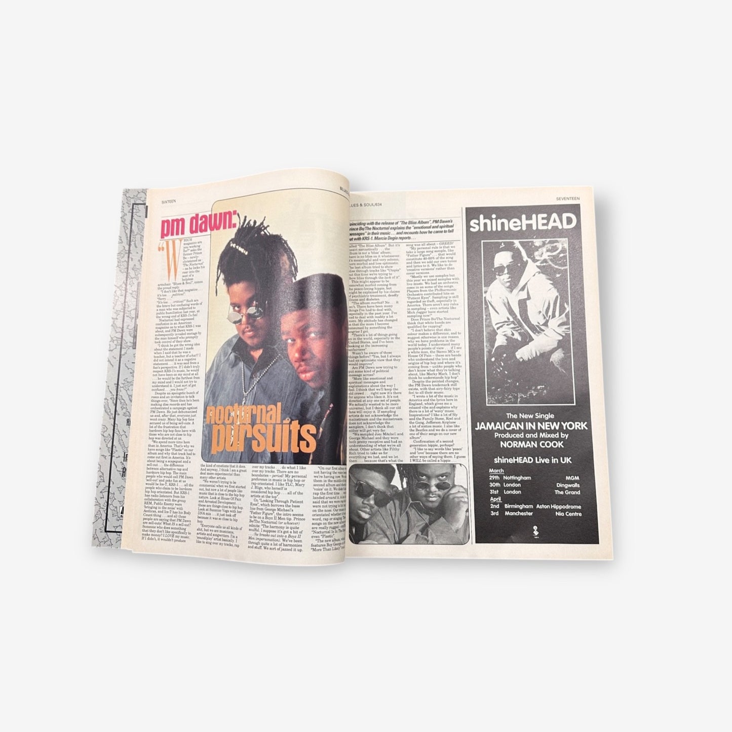 1993 Perception - Blues & Soul Magazine Issue 634