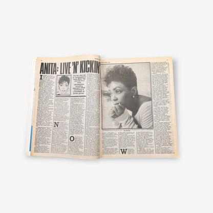 1990 Anita Baker - Blues & Soul Magazine Issue 564