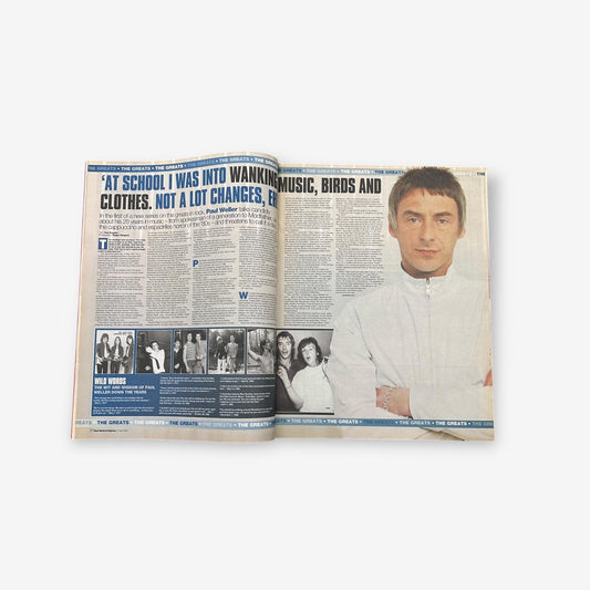 2000 Weller - A Very Serious Geezer - NME Magazine