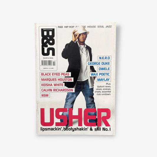 2004 Usher - Lipsmackin&#39;, Bootyshakin&#39; And Still No.1 - Blues & Soul Magazine Issue 914