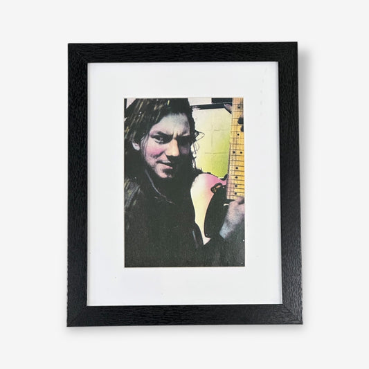 Framed Vox Magazine Clipping - David Gilmour (28.5 X 23.5cm)