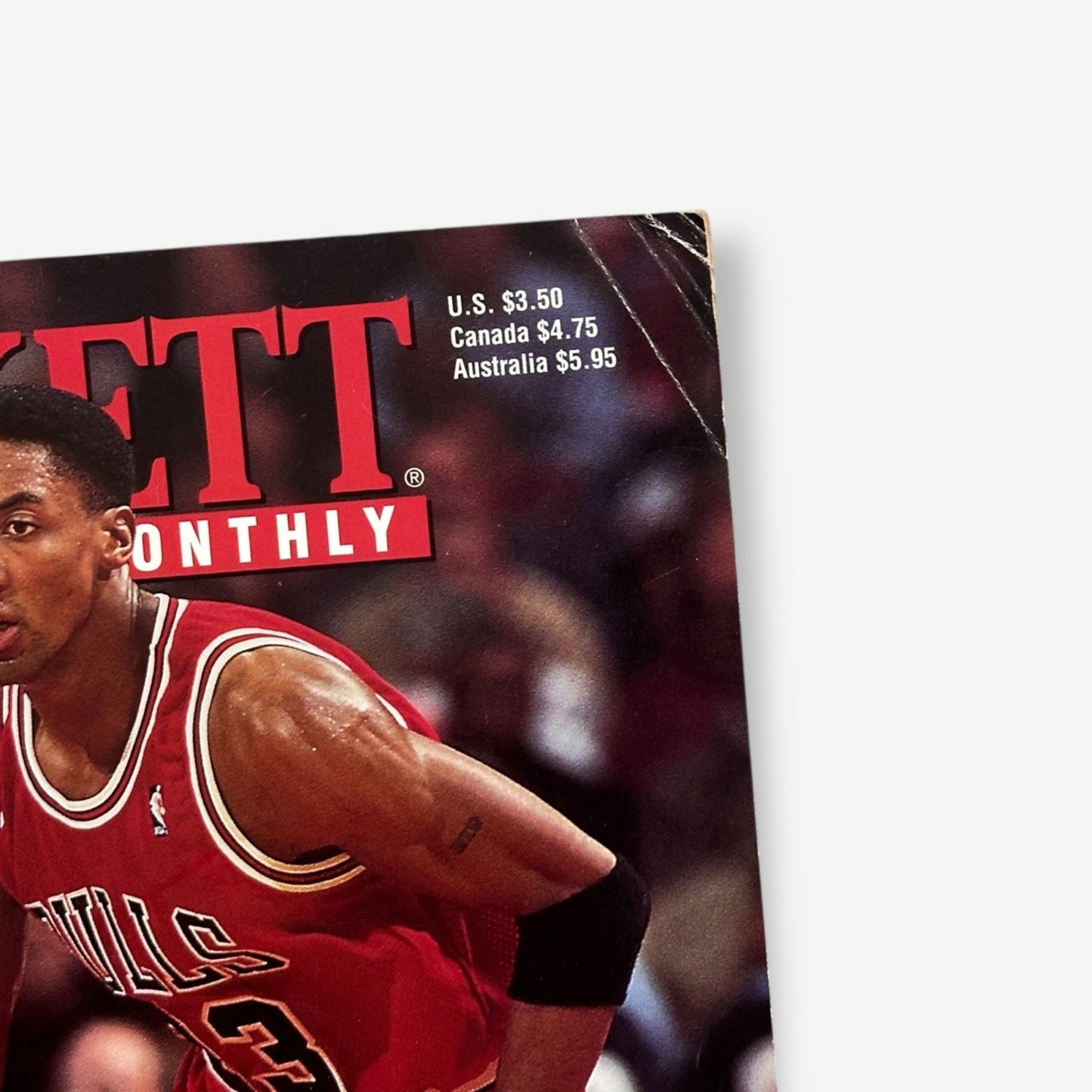 1996 Scottie Pippen - Chicago Bulls - Beckett Basketball Monthly #70