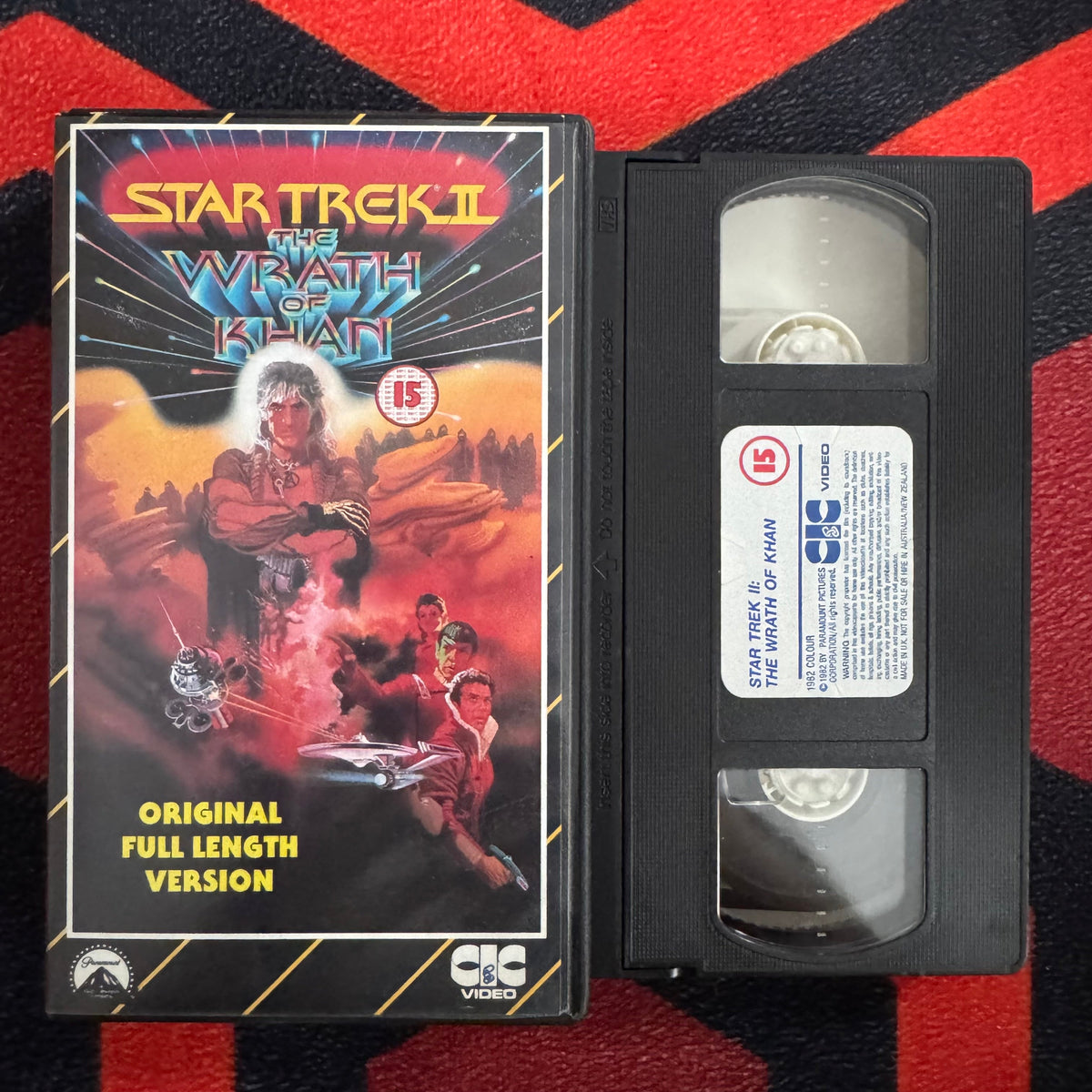 Star Trek II: The Wrath of Khan VHS Video (1982) VHR2062-2