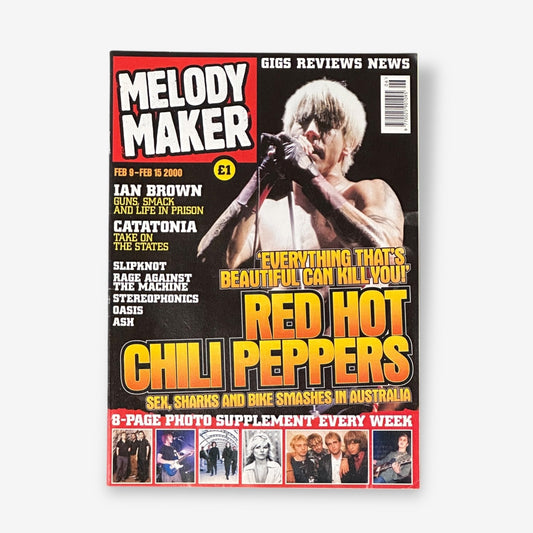 2000 Red Hot Chilli Peppers - Smashes In Australia - Melody Maker Magazine