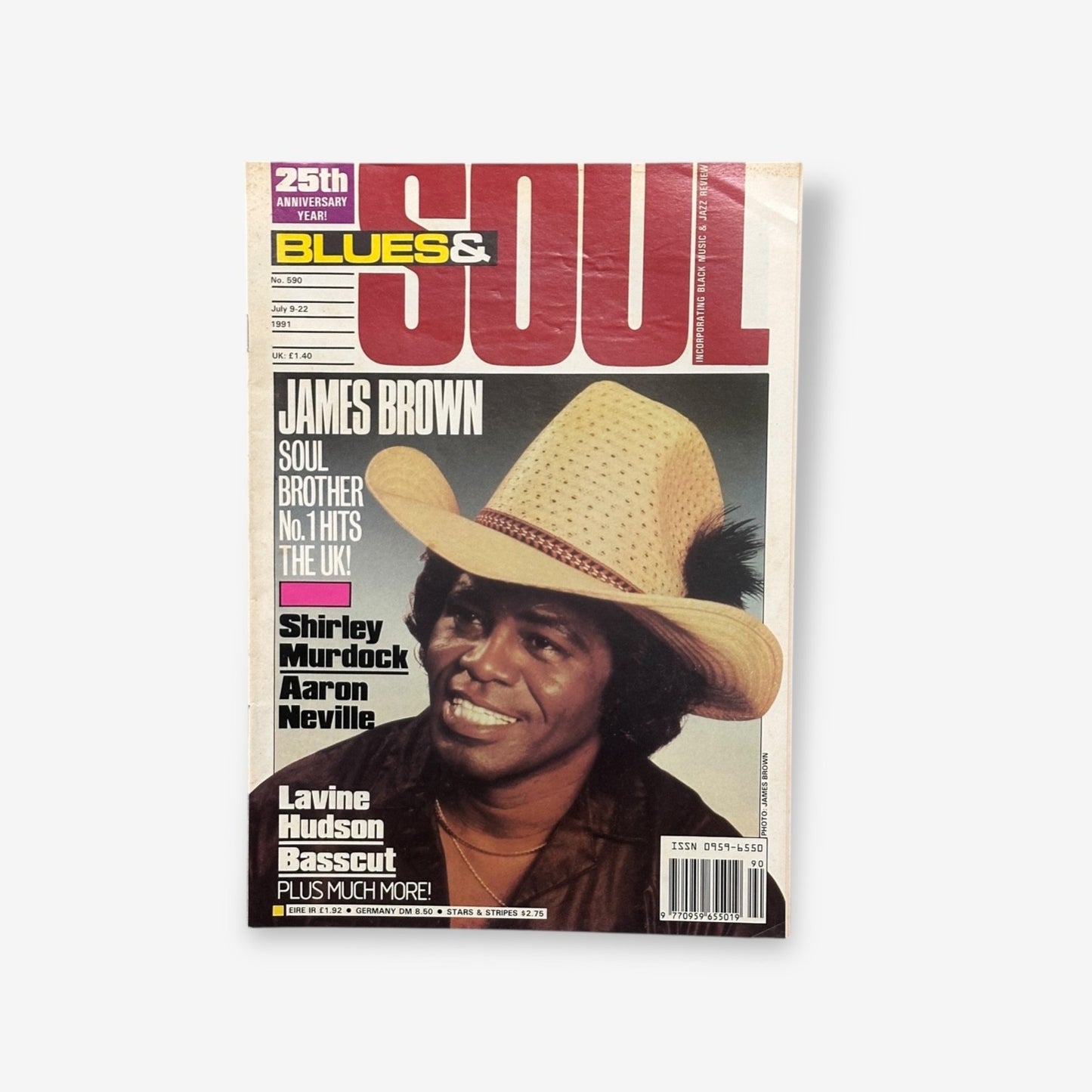 1991 James Brown - Blues & Soul Magazine Issue 590