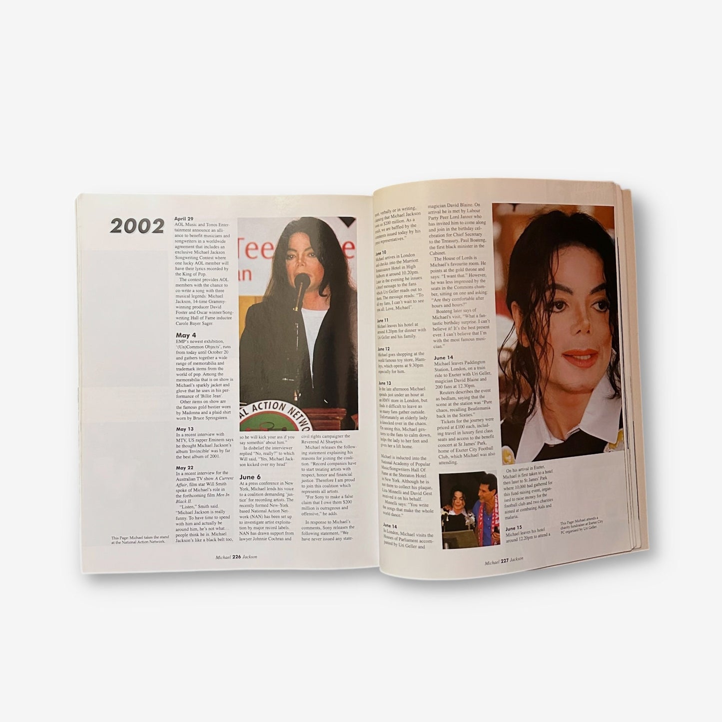Michael Jackson - A Visual Documentary  - 2009 Paperback Book (Adrian Grant)