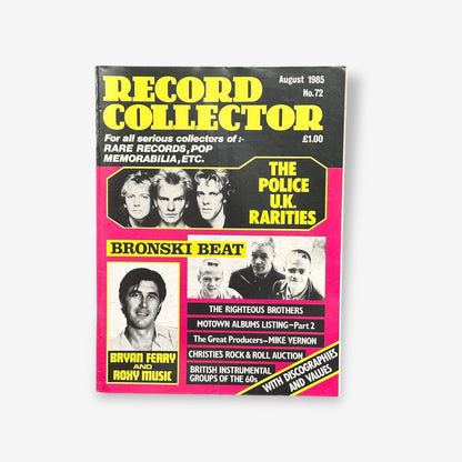1985 The Police - U.K. Rarities - Record Collector Magazine No. 72