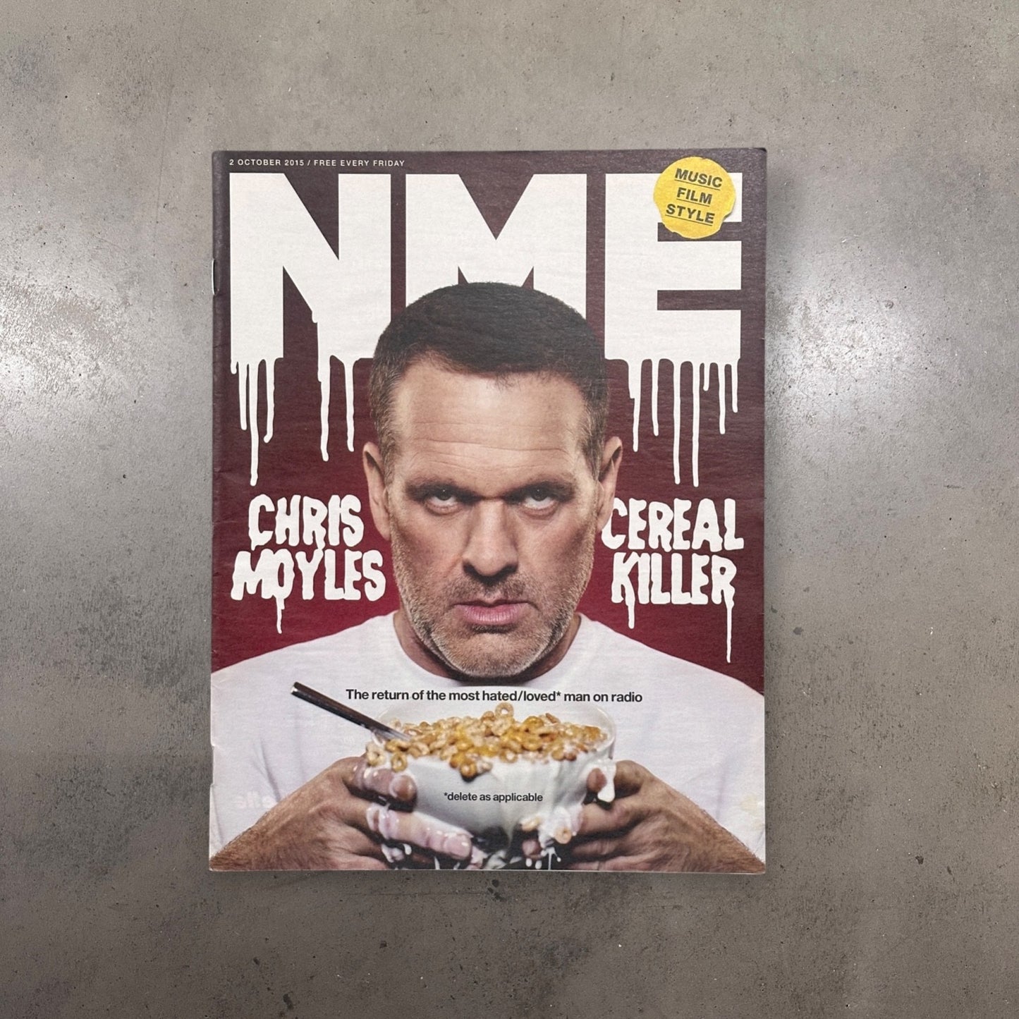 2015 Chris Moyles - Cereal Killer - NME Magazine
