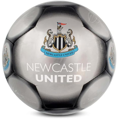 Hy-Pro Officially Licensed Classic Signature Football - Metallic, Size 5, Training, Match, Merchandise, Collectible For Kids and Adults