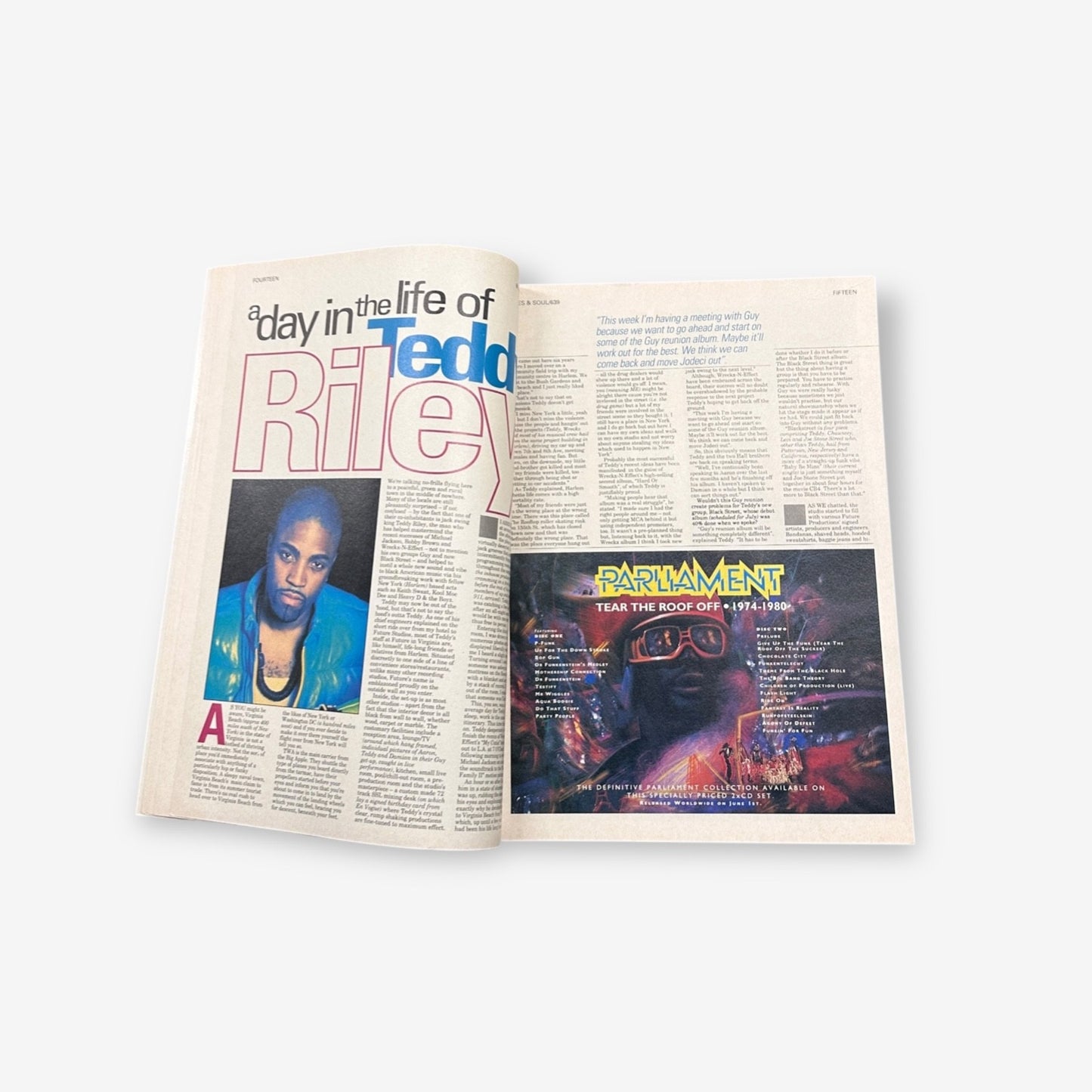 1993 Teddy Riley - Blues & Soul Magazine Issue 639