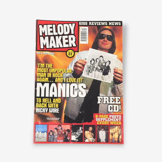 1999 Manic Street Preachers - The Unforgettable Wire - Melody Maker Magazine