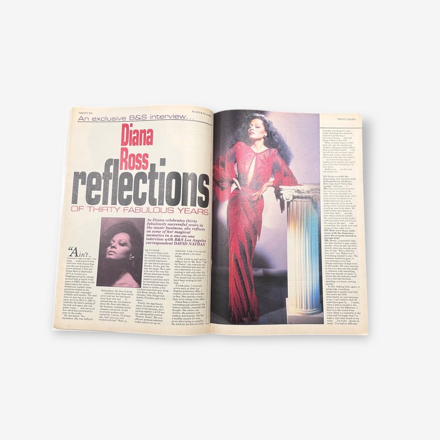 1993 Diana Ross - Blues & Soul Magazine Issue 650