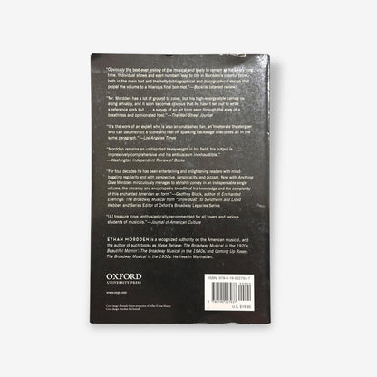Anything Goes - A History Of American Musical Theatre 2013 Paperback Book (Ethan Mordden)