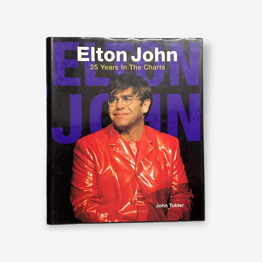 Elton John - 25 Years In The Charts - 1995 Hardback Book (John Tobler)