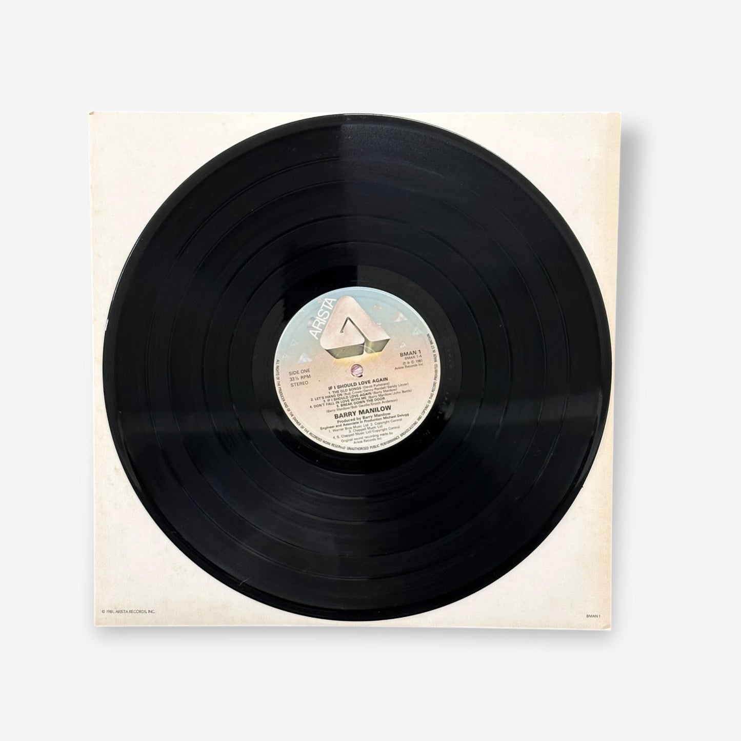 Barry Manilow - If I Should Love Again Vinyl Record 1981