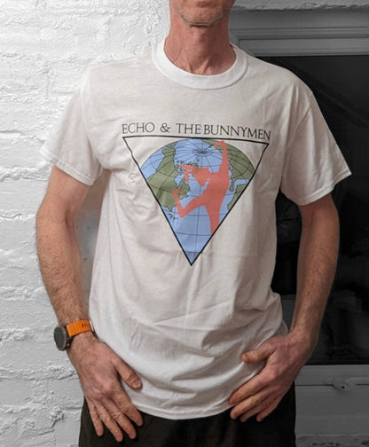 Official Echo & The Bunnymen 1986 Bunny Creature Vintage Tour T-Shirt.