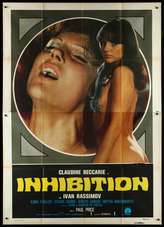 Inhibition (1976) Original Italian Cinema Poster – Vintage Film Memorabilia