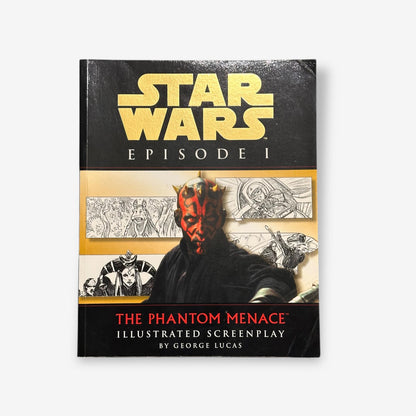 Star Wars Episode I - The Phantom Menace Illustrated Screenplay 1999 Paperback Book (George Lucas)