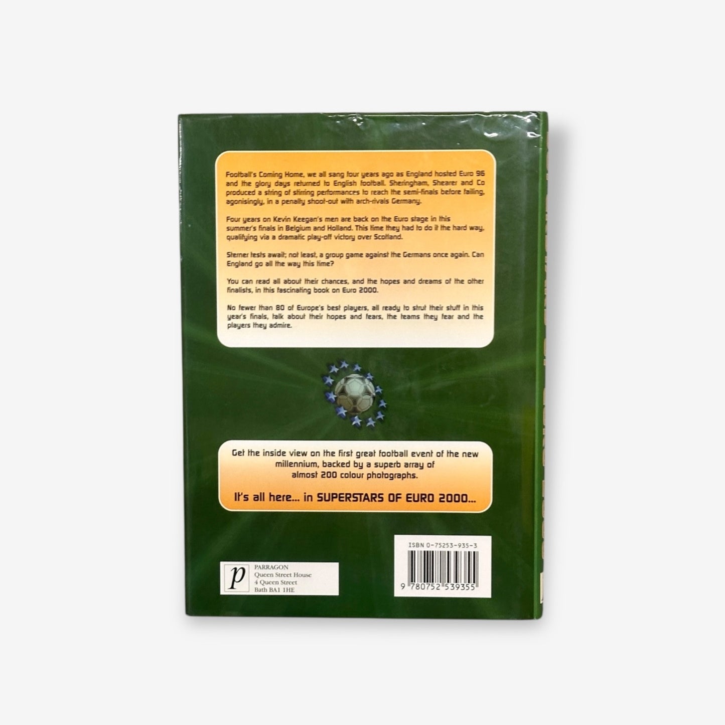 Superstars Of The Euro 2000 Hardback Book (Paul Fry) 2000