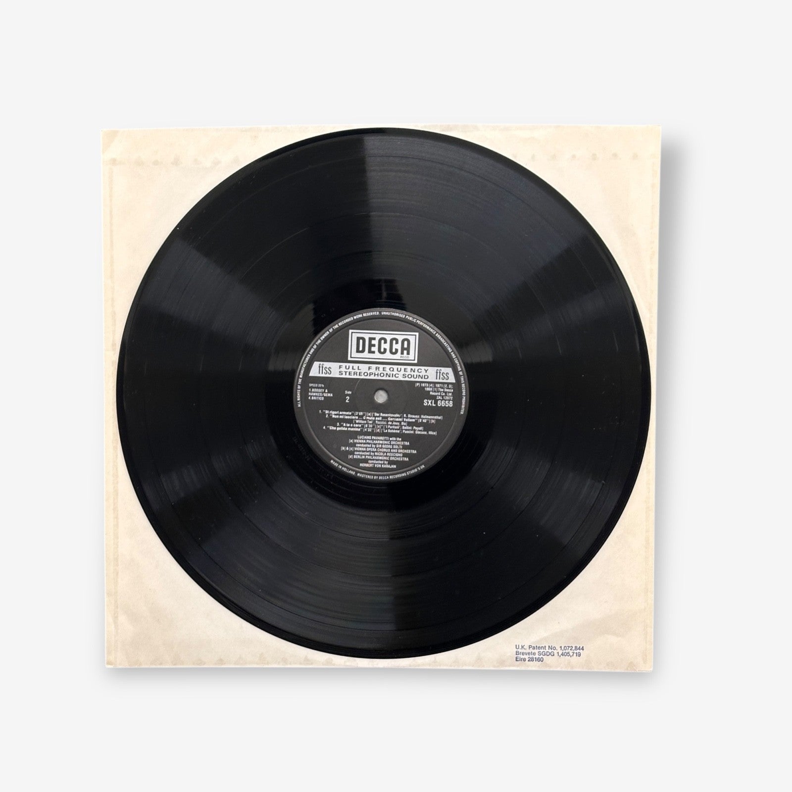 Luciano Pavarotti - King Of The High C's Vinyl Record 1974