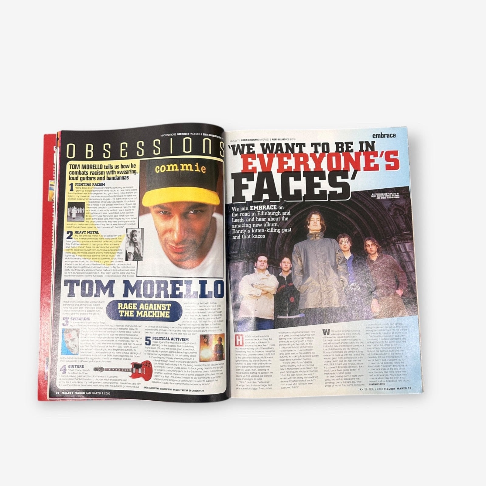 2000 Embrace - We Want it All - Melody Maker Magazine