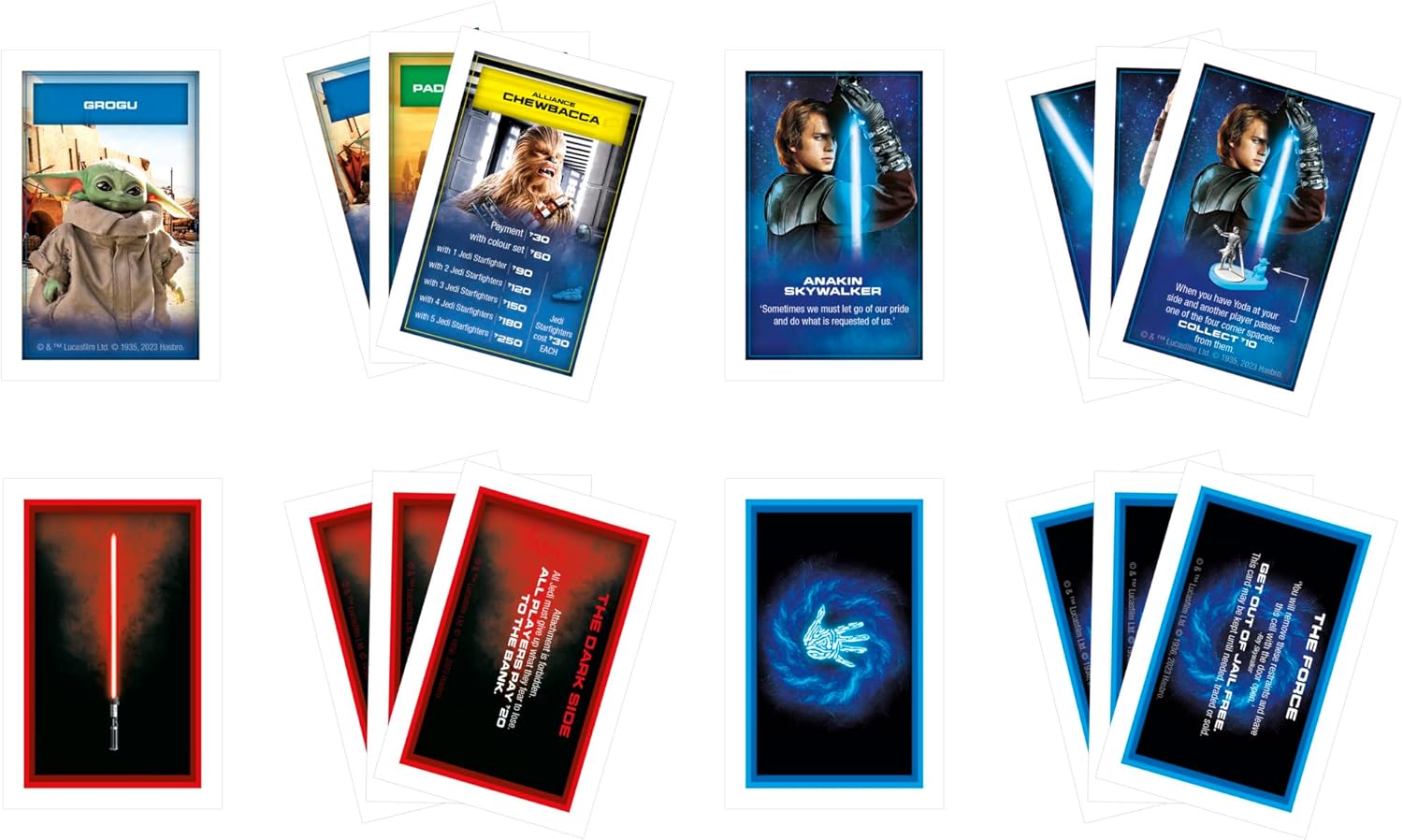 Monopoly: Star Wars Light Side Edition Board, Star Wars Jedi Game
