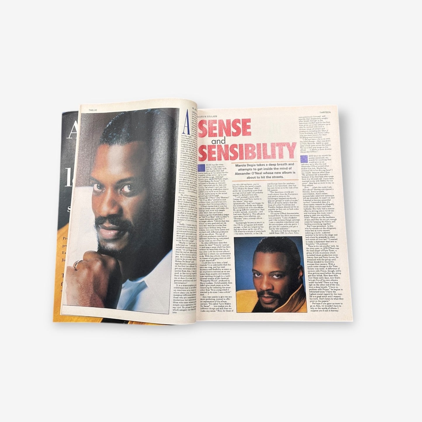 1993 Alexander O'Neal - Blues & Soul Magazine Issue 629