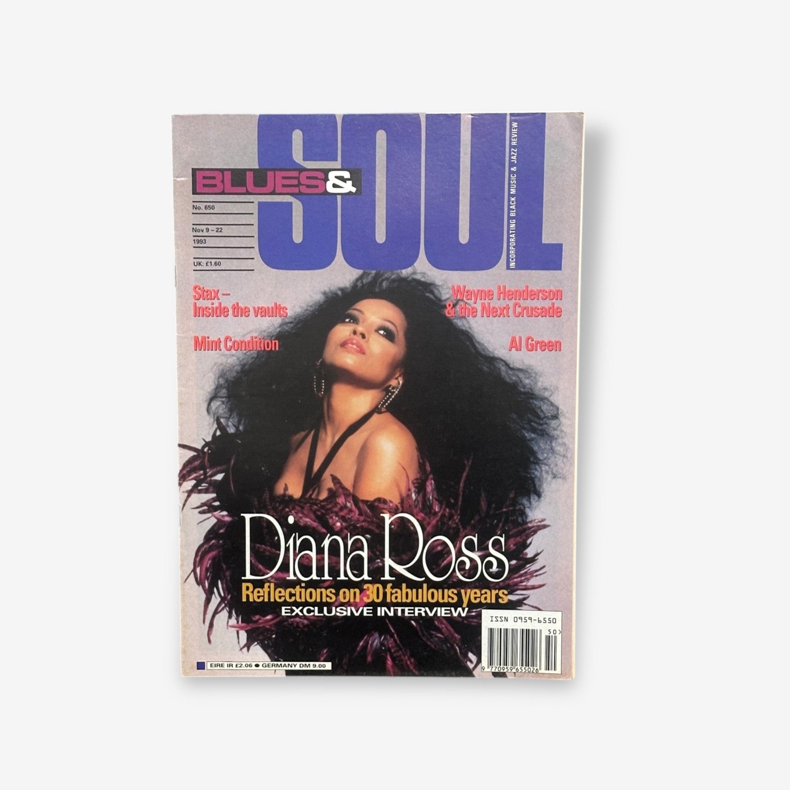 1993 Diana Ross - Blues & Soul Magazine Issue 650