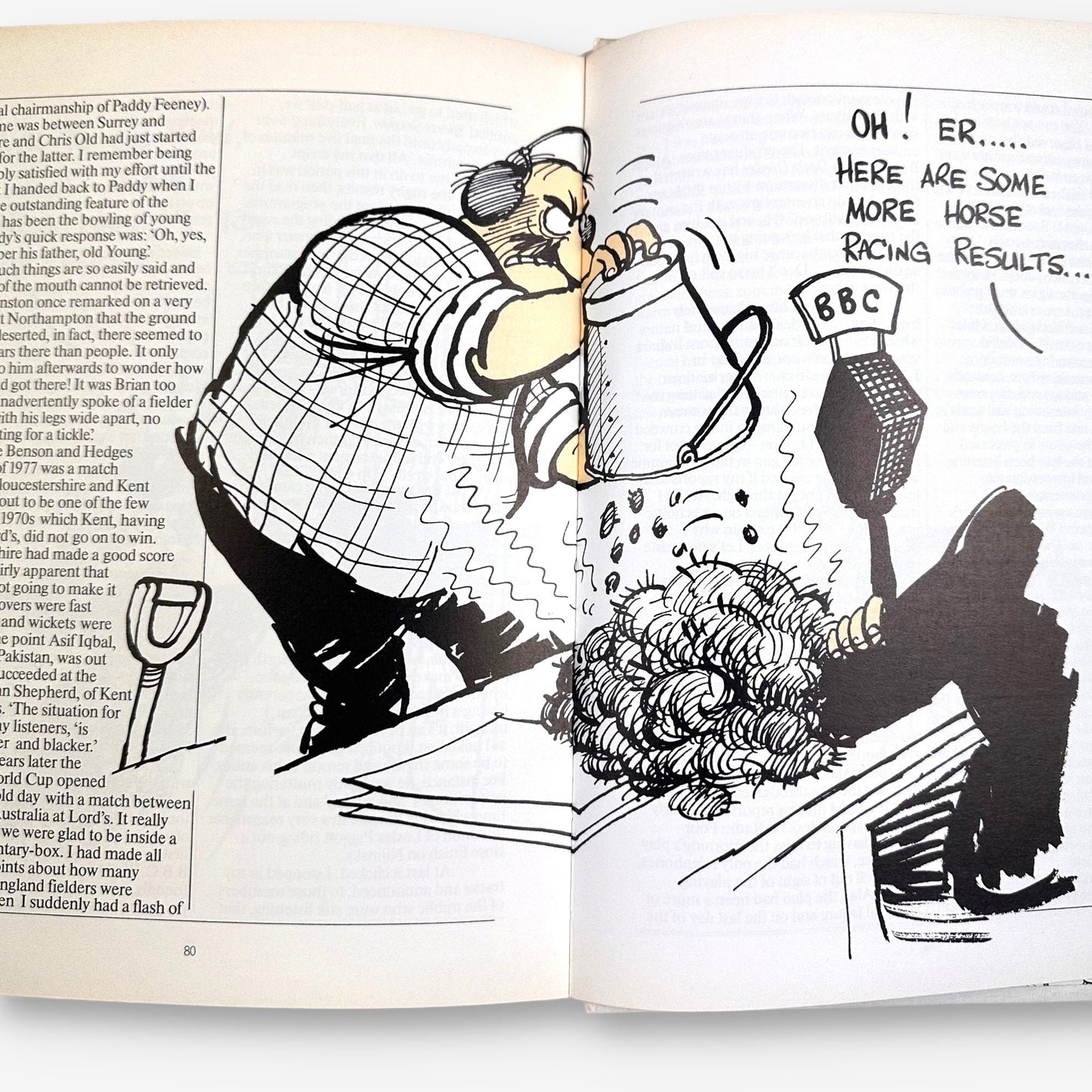 Bedside Cricket - 1981 Hardcover Book (Christopher Martin-Jenkins)