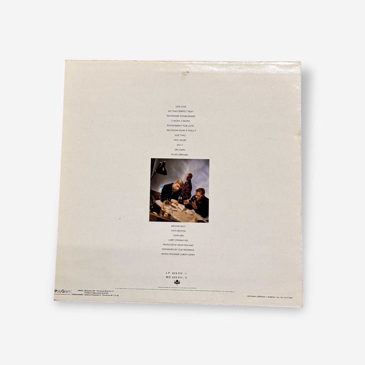 Bronski Beat - Truthdare Doubledare Vinyl Record 1986