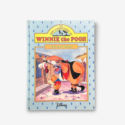 The New Adventures Of Winnie The Pooh - Paw And Order 1990 Hardback Book (Disney)