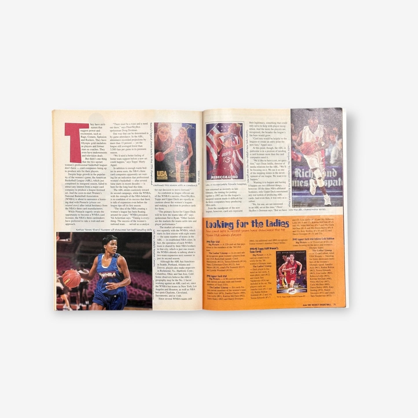 1997 Glen Rice - Heating Up! - Beckett Basketball Month #83