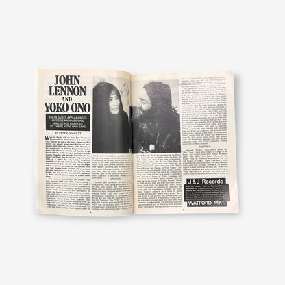 1983 John Lennon And Yoko Ono - Pocket-Sized Record Collector Magazine No. 42