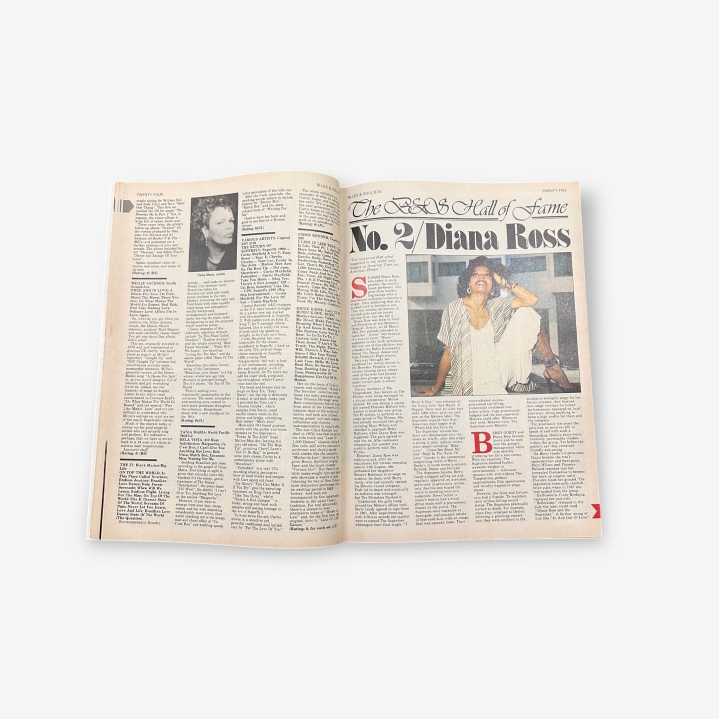 1990 The Time - Blues & Soul Magazine Issue 570