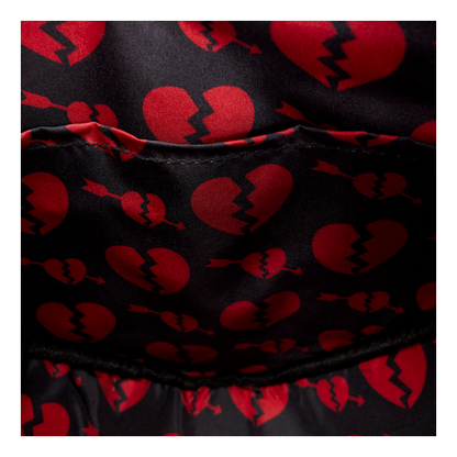 Loungefly Figural Broken Heart Crossbody Bag