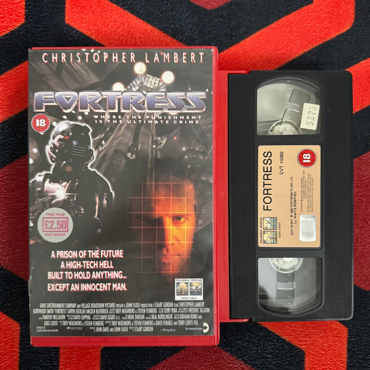Fortress Ex Rental VHS Video (1992) CVT14362