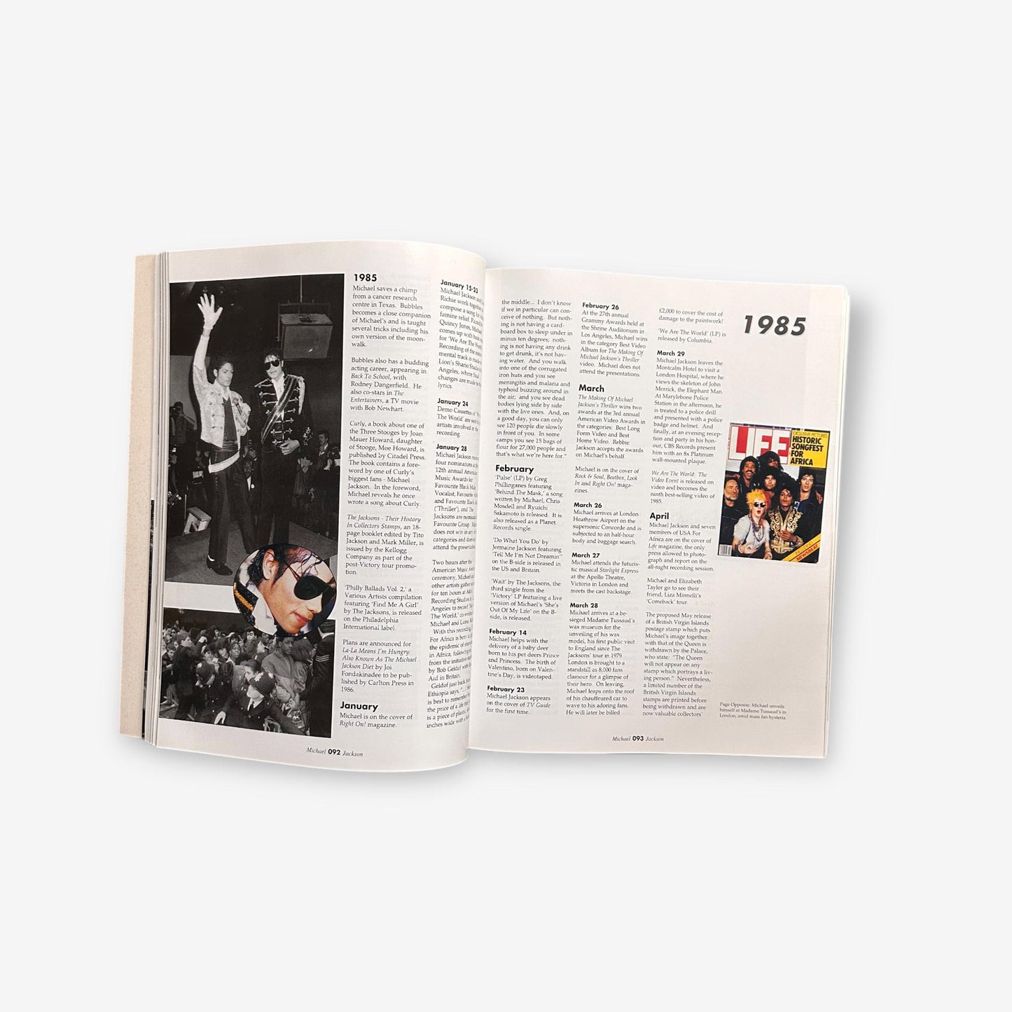 Michael Jackson - A Visual Documentary 1958 - 2009 The Official Tribute Edition - 2009 Paperback Boo