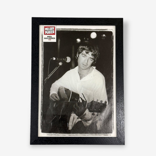 Framed Melody Maker A4 Magazine Poster - Noel Gallagher 2000