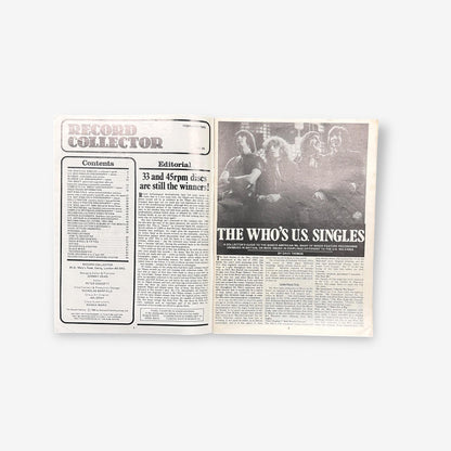 1985 The Who's U.S. Singles - Record Collector Magazine No. 66