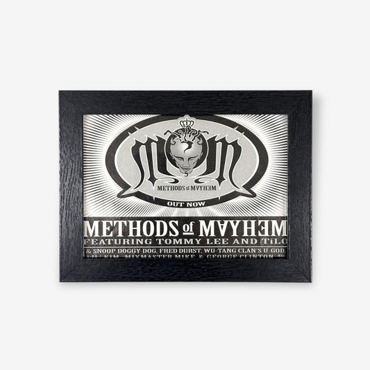 Framed Melody Maker A5 Magazine Clipping - Methods Of Mayhem Single 2000