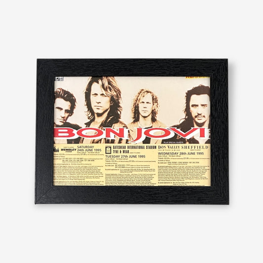 Framed Vox A5 Magazine Clipping - Bon Jovi Tour 1995