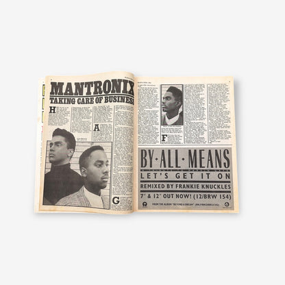 1990 Mantronix - Blues & Soul Magazine Issue 553