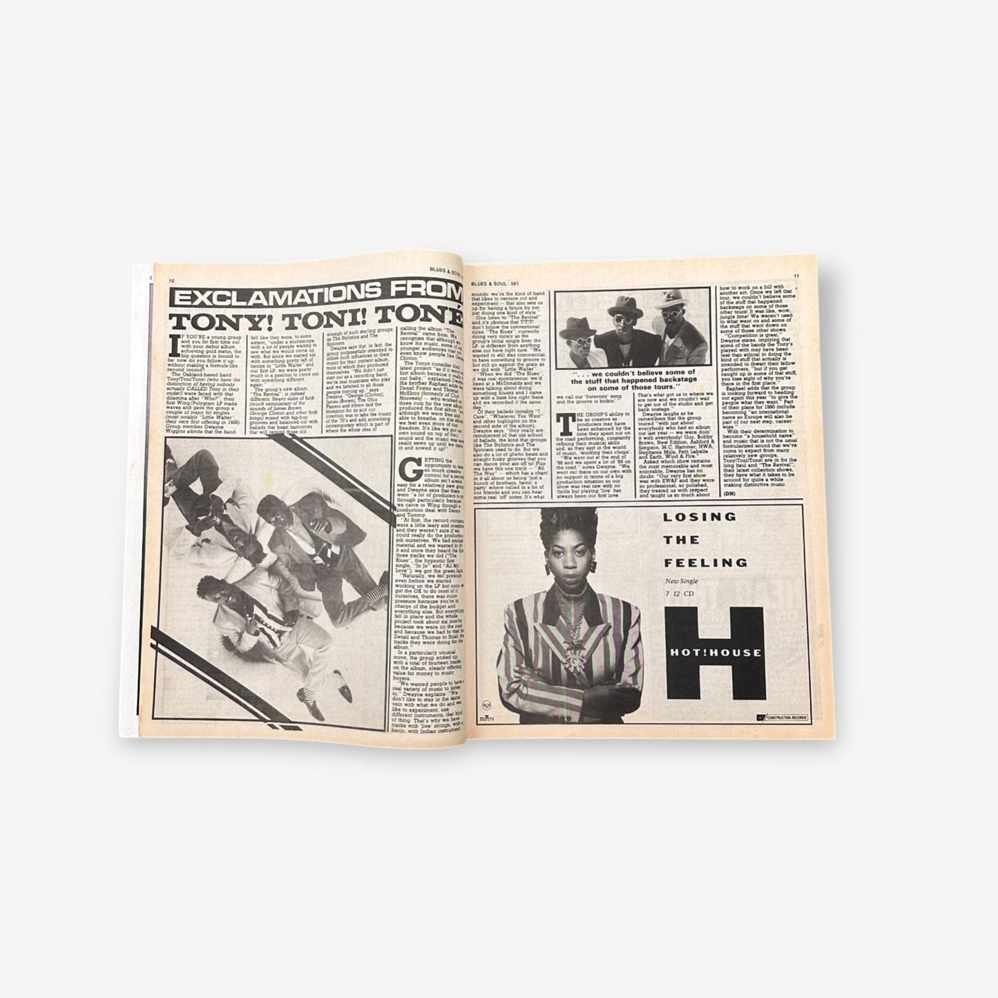 1990 Tony! Toni! Toné! - Blues & Soul Magazine Issue 561