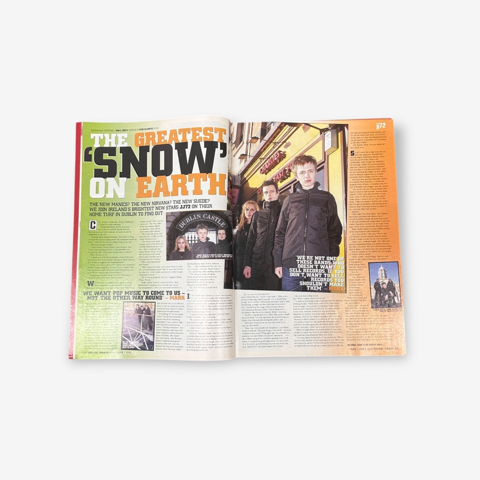 2000 - Kelly Meets Tom - Keeping Up With The Jonses - Melody Maker Magazine