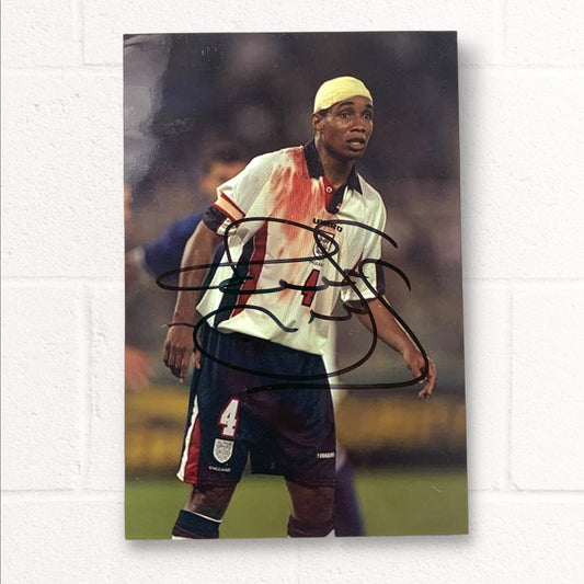 Signed Paul Ince 1997 England Photograph A6