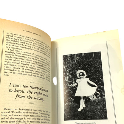 Elizabeth Taylor - 'Elizabeth Takes Off' - 1987 Hardcover Book