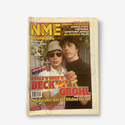 1997 Beck & Grohl - Essex 'N' Hugs - NME Magazine